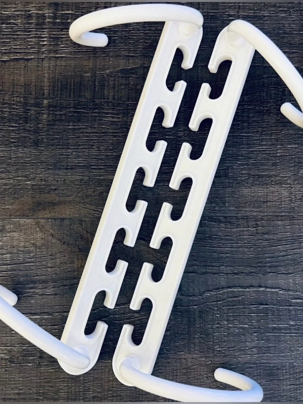 💞 New Set of 2 White Space Saving Closet Organizer Hangers